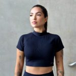 Top gola manga curta