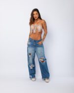 Top Franja prata - Imagem 4