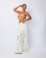 Top Franja ouro - Imagem 6