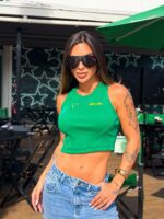 Cropped Ribana Verde